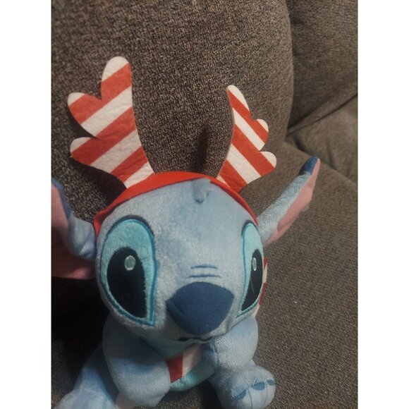 Disney Lilo & Stitch Holiday Plush Cuddly Stuffed Toy 8in Christmas Gift - Picture 4 of 10